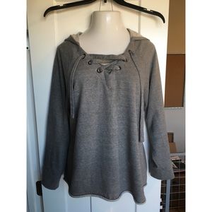 Livi Active Lace-Up Sweatshirt